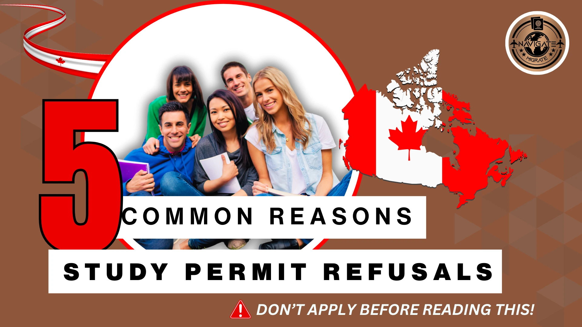 Applied for Canada Study Visa? Read this blog to avoid Canada study visa refusal.