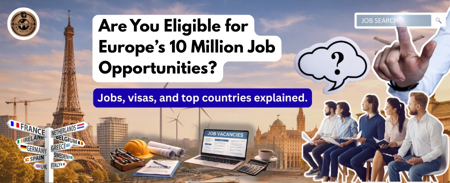 10 million Jobs in Europe 2026–2035: Complete Guide for Skilled Workers, Indians, and Newcomers by Navigate Migrate